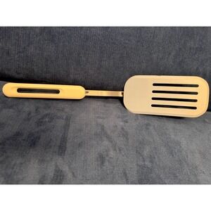 VTG Bonny Long Blade Slotted Blue Nylon Spatula Flipper Turner White Handle USA